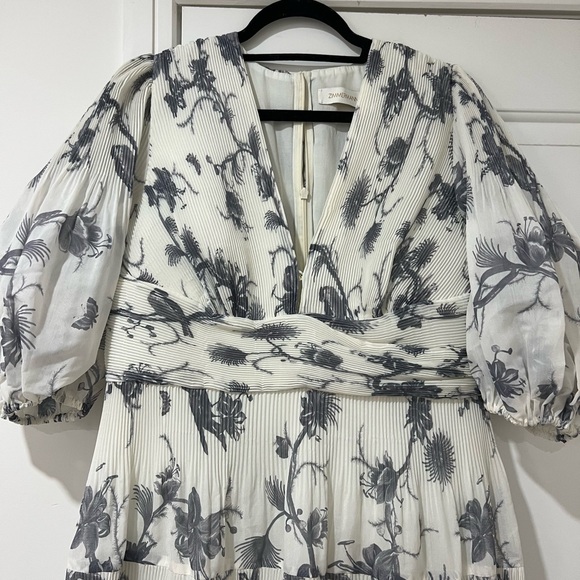 Zimmerman pleated midi dress US 12, AU size 4 - Picture 2 of 5